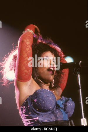 CHAKA KHAN amerikanische Sänger etwa 1987 Stockfoto