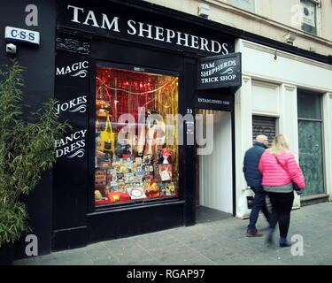 Tam Hirten Trick Shop 33 Queen Street, Glasgow G1 3EF Glasgow, Schottland, Großbritannien Stockfoto