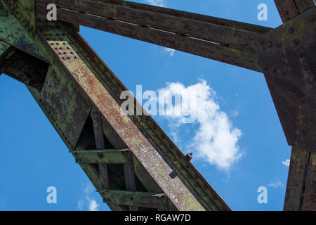 Die alte Kette von Felsen Brücke überspannt zwischen Missouri und Illinois und ist Teil der historischen Route 66. Stockfoto