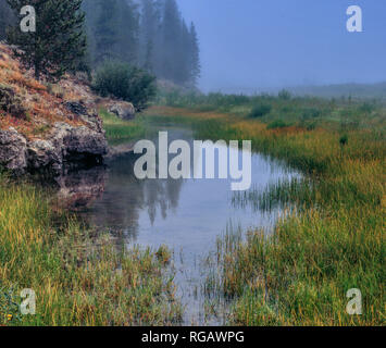 Snake River Basin, Rockefeller Parkway, neben dem Grand Teton und Yellowstone National Parks Stockfoto