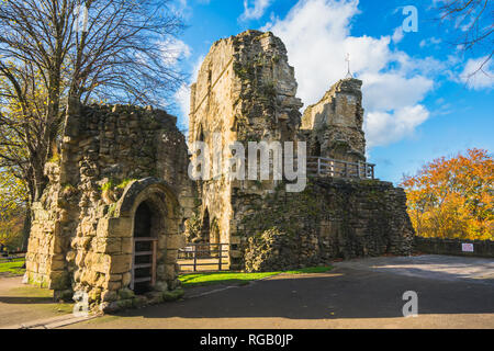 Knaresborough in Sonnenschein Stockfoto