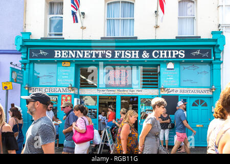 Dorset Food Festival 2018 in Weymouth Hafen Stockfoto