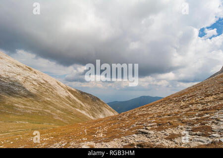 Panoramablick vom Pirin-Gebirge, Bulgarien Stockfoto
