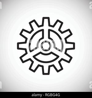 Gang Symbol auf weißem Hintergrund für Grafik- und Webdesign, modernen einfachen Vektor unterzeichnen. Internet Konzept. Trendy Symbol für Web site Design web-Taste oder mobile App. Stock Vektor