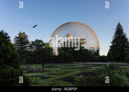 Montreal, Quebec, Kanada, 22. Juni 2018: Die biosphäre (Französisch: "La Biosphère de Montréal") ist ein Museum, das der Umwelt gewidmet und es' wird entfernt Stockfoto