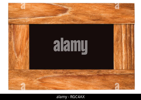 Schiefertafel isoliert auf weißem Hintergrund Stockfoto