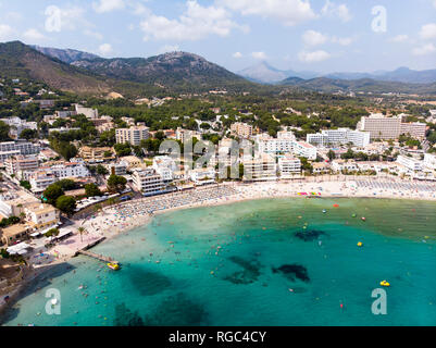 Spanien, Balearen, Mallorca, Region Calvia, Costa de la Calma, Paguera, Cala Fornells Stockfoto