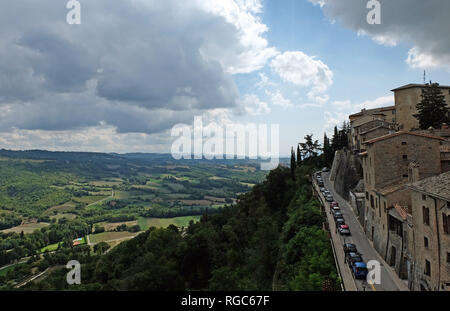 Giano dell'Umbria, Umbrien, Italien Stockfoto