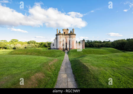 Großbritannien, Schottland, Dumfries und Galloway, Caerlaverock Castle Stockfoto