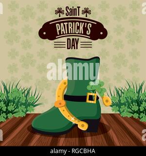 Saint Patricks Day card Stock Vektor