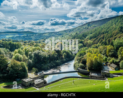 Grossbritannien, England, Derbyshire, Peak District, Ladybower Reservoir Stockfoto