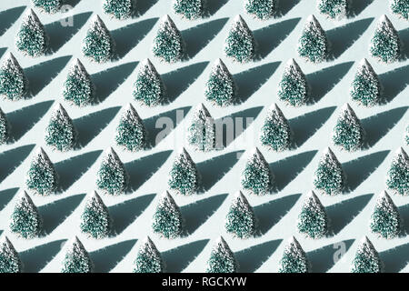 Weihnachtsbäume, Wiederholung Stockfoto