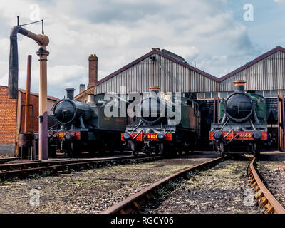 Bereit und in Didcot Halle warten Stockfoto