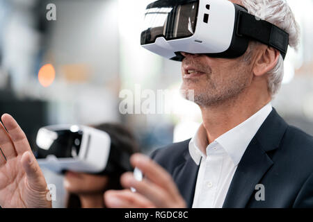 Porträt eines erfolgreichen Unternehmer in seinem Unternehmen Stockfoto