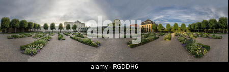 Deutschland, Niedersachsen, Hannover Herrenhaeuser Gaerten, Panorama Stockfoto