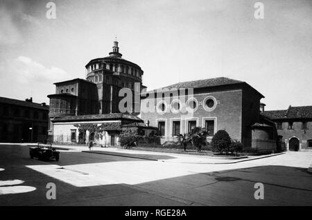 Die Basilika Santa Maria delle Grazie, Mailand, 1910-20 Stockfoto