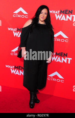 Westwood, Kalifornien, USA. 28. Jan 2019. Denise Weiß nimmt an Paramount Pictures US; Premiiere "was Männer wollen" am 28. Januar 2019 im Regency Dorf Theater in Westwood, Kalifornien. Foto von Barry King/Alamy leben Nachrichten Stockfoto