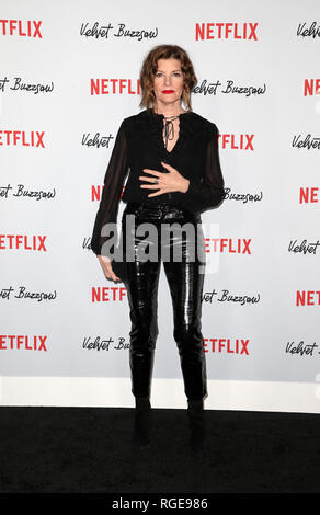 Hollywood, Ca. 28 Jan, 2019. Rene Russo, im Velvet Kreissäge Premiere Screening Im Egyptian Theatre in Los Angeles, Kalifornien am 28. Januar 2019. Credit: Faye Sadou/Medien Punch/Alamy leben Nachrichten Stockfoto