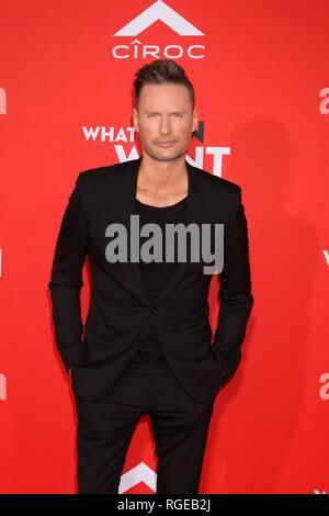 Los Angeles, CA, USA. 28 Jan, 2019. Brian Tyler in der Ankunftshalle für das, was Männer wollen Premiere, Regency Dorf Theater - Westwood, Los Angeles, CA 28. Januar 2019. Credit: Priscilla Grant/Everett Collection/Alamy leben Nachrichten Stockfoto