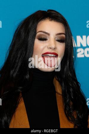 Paige bei der Ankunft für den Kampf MIT MEINER FAMILIE Premiere auf dem Sundance Film Festival 2019, Ray Theater, Park City, UT 28. Januar 2019. Foto: JA/Everett Collection Stockfoto