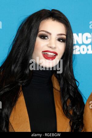 Paige bei der Ankunft für den Kampf MIT MEINER FAMILIE Premiere auf dem Sundance Film Festival 2019, Ray Theater, Park City, UT 28. Januar 2019. Foto: JA/Everett Collection Stockfoto