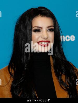 Paige bei der Ankunft für den Kampf MIT MEINER FAMILIE Premiere auf dem Sundance Film Festival 2019, Ray Theater, Park City, UT 28. Januar 2019. Foto: JA/Everett Collection Stockfoto