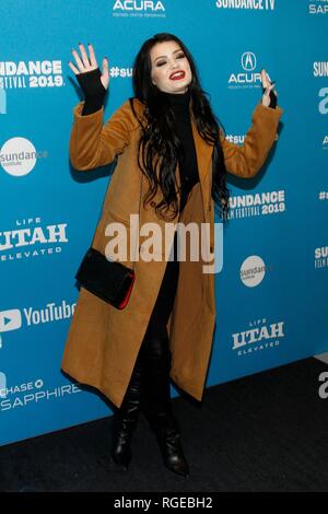 Paige bei der Ankunft für den Kampf MIT MEINER FAMILIE Premiere auf dem Sundance Film Festival 2019, Ray Theater, Park City, UT 28. Januar 2019. Foto: JA/Everett Collection Stockfoto