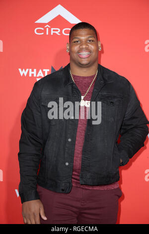 Westwood, Ca. 28 Jan, 2019. Quinnen Williams am was Männer wollen Premiere im Regency Dorf Theater am 28 Januar, 2019 in Westwood, Kalifornien. Quelle: David Edwards/Medien Punch/Alamy leben Nachrichten Stockfoto