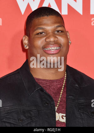 WESTWOOD, CA - 28. Januar: Quinnen Williams kommt für Paramount Pictures'' was Männer wollen 'Premiere im Regency Dorf Theater am 28 Januar, 2019 in Westwood, Kalifornien. Quelle: Jeffrey Mayer/Alamy leben Nachrichten Stockfoto