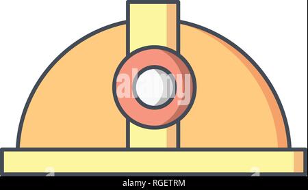 Helm Vektor Icon Zeichen Symbol Vektor Illustration für den privaten und gewerblichen Gebrauch... Reinigen Sie trendige Symbol... Stock Vektor