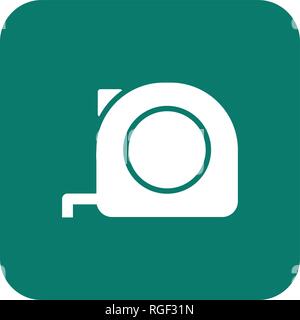 Maßband Vektor Icon Zeichen Symbol Vektor Illustration für den privaten und gewerblichen Gebrauch... Reinigen Sie trendige Symbol... Stock Vektor