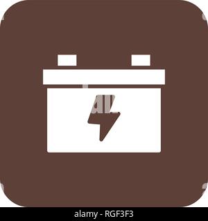 Batterie Vektor Icon Zeichen Symbol Vektor Illustration für den privaten und gewerblichen Gebrauch... Reinigen Sie trendige Symbol... Stock Vektor