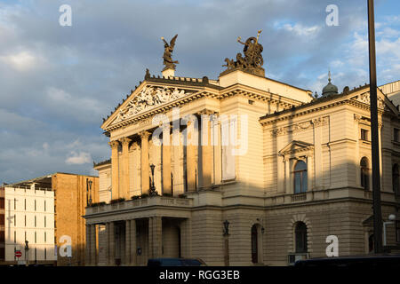 Statni Oper (Staatsoper) in Prag. Der Tschechischen Republik Stockfoto
