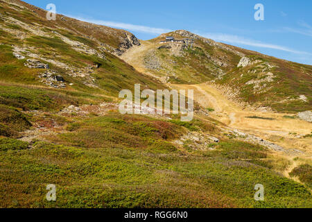 Landschaft der Abetone Berge im Sommer, Pistoia, Toskana, Italien Stockfoto