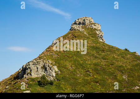 Landschaft der Abetone Berge im Sommer, Pistoia, Toskana, Italien Stockfoto