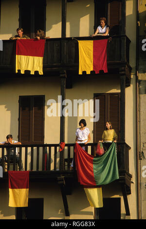 Piazza Grande (Piazza vasari), Giostra del Saracino, Arezzo, Toskana (Toscana), Italien Stockfoto