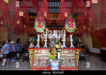 Quang Dong Tempel in Hoi An, Vietnam Stockfoto
