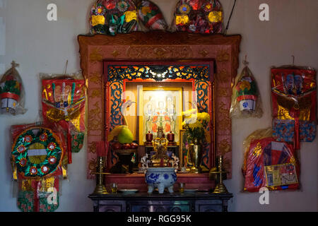 Quan Cong Tempel aka Chua Ong Pagode in Hoi An, Vietnam Stockfoto