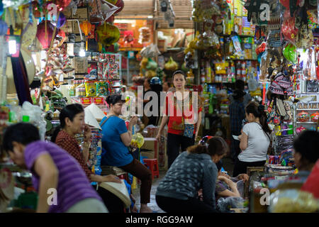 Dong Ba Markt in Hue, Vietnam, Asien Stockfoto