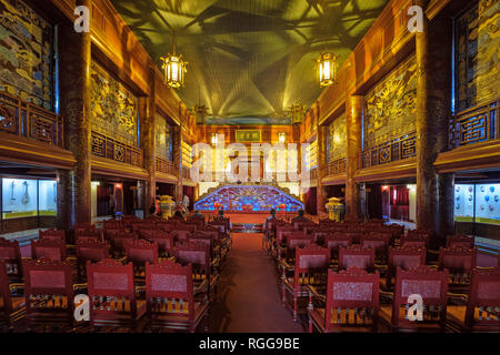 Duyet Duong Thi Haus Royal Theater an der kaiserlichen Zitadelle in Hue, Vietnam, Asien Stockfoto