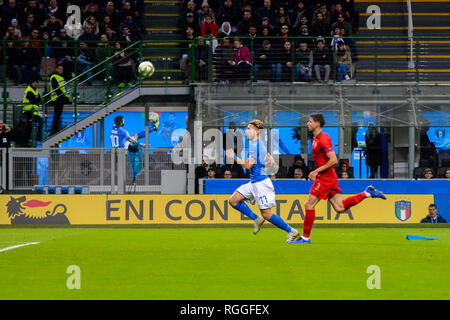 Mailand - 17.November 2018: Ciro unbeweglich 17. Italien - Portugal. UEFA Nationen Liga. Giuseppe Meazza Stadion. Stockfoto