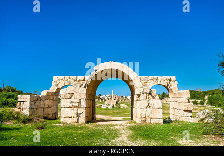 Antiken Hippodrom in Reifen, Libanon Stockfoto