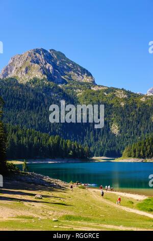 Schwarzer See, Crno jezero, Nationalpark Durmitor, Zabljak Provinz, Montenegro Stockfoto