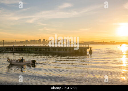 Shelter Island Boat Launch. San Diego, Kalifornien, USA. Stockfoto