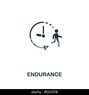 Ausdauer Symbol. Premium Design von Fitness Kollektion. Pixel Perfect Ausdauer Symbol für Web Design, Anwendungen, Software, drucken. Stockfoto