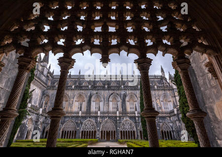 King John ich Kloster von Batalha Kloster, Batalha, Portugal Stockfoto