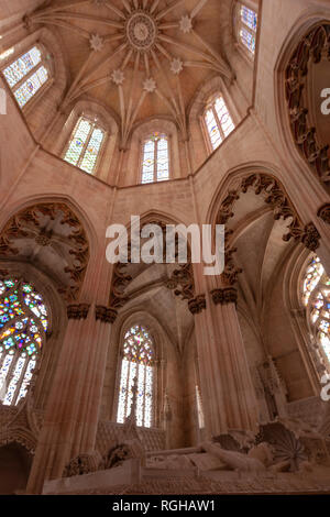 Das Kloster von Batalha, Batalha, Portugal Stockfoto