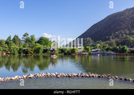 Der Pool des Schwarzen Drachens in Yunnan Stockfoto