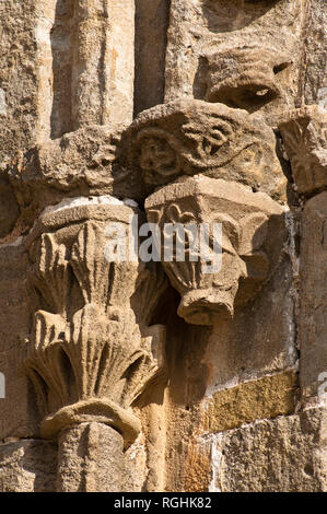 Kloster Sant Cugat del Vallès, Monestir de Sant Cugat del Vallès, Barcelona, Catalomia, Spanien Stockfoto