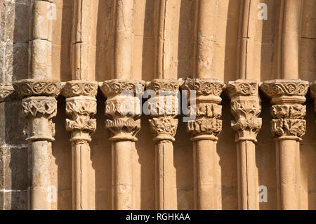 Kloster Sant Cugat del Vallès, Monestir de Sant Cugat del Vallès, Barcelona, Catalomia, Spanien Stockfoto